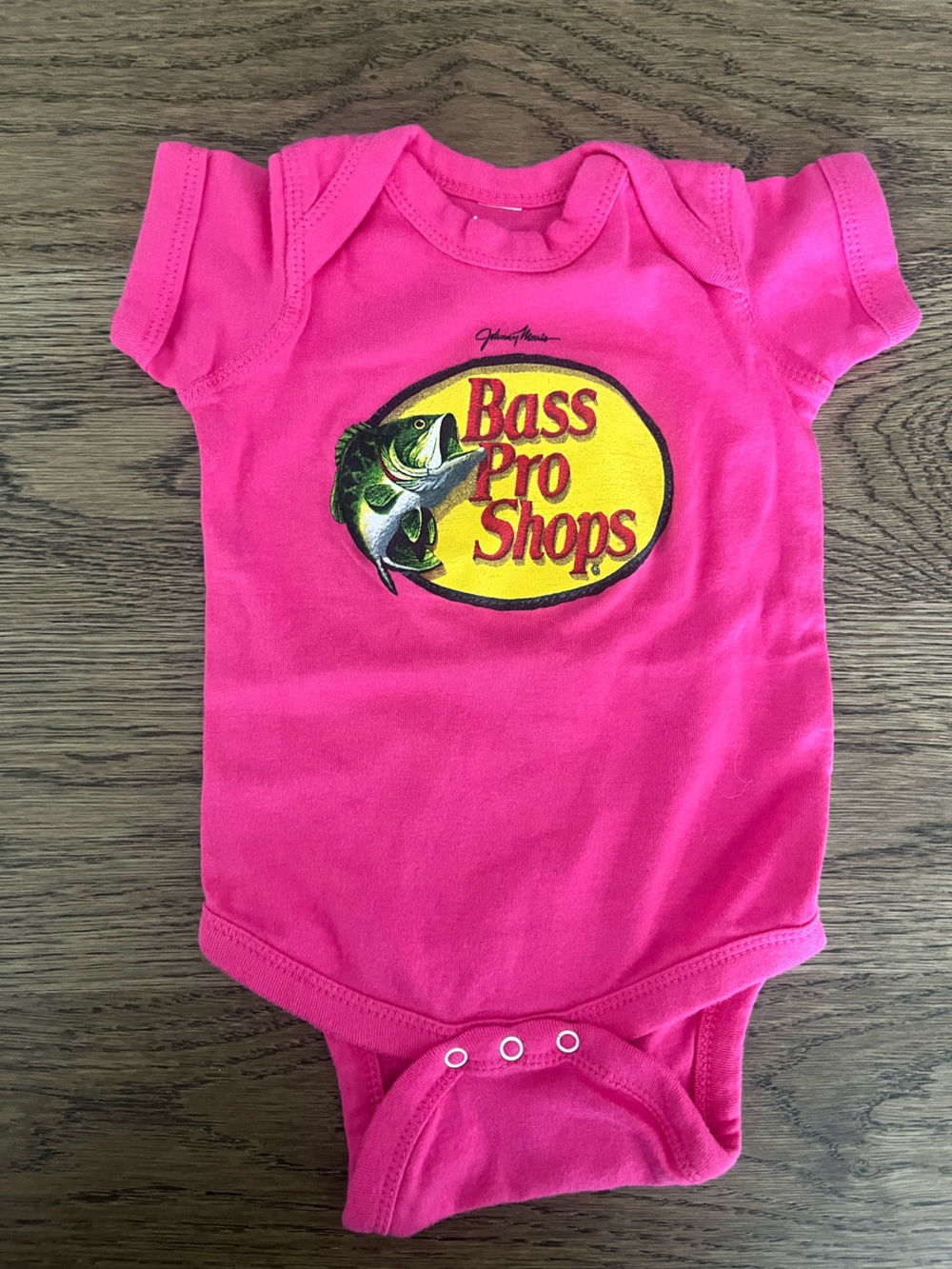 Bass Pro Shops Hot Pink Baby Bodysuit